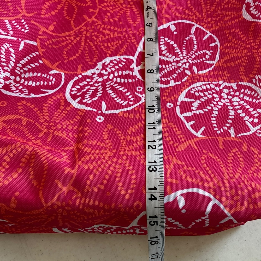 Lilly Pulitzer Pink, White & Coral Floral Print Tote - Picture 6 of 7